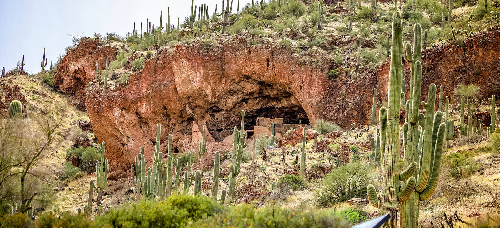 Cliff dwellings at Tonto National Monument in Arizona, part of an Exploring States guide to the site’s history and preservation.