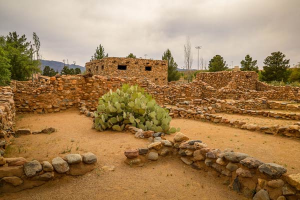 remains of buildings build by Indigenous People of the Southwest