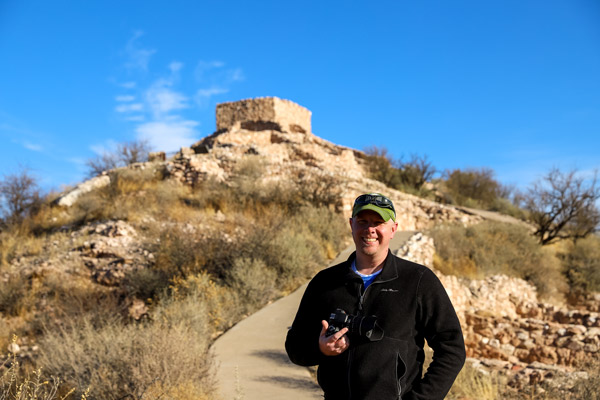 Travis K at Tuzigoot National Monument