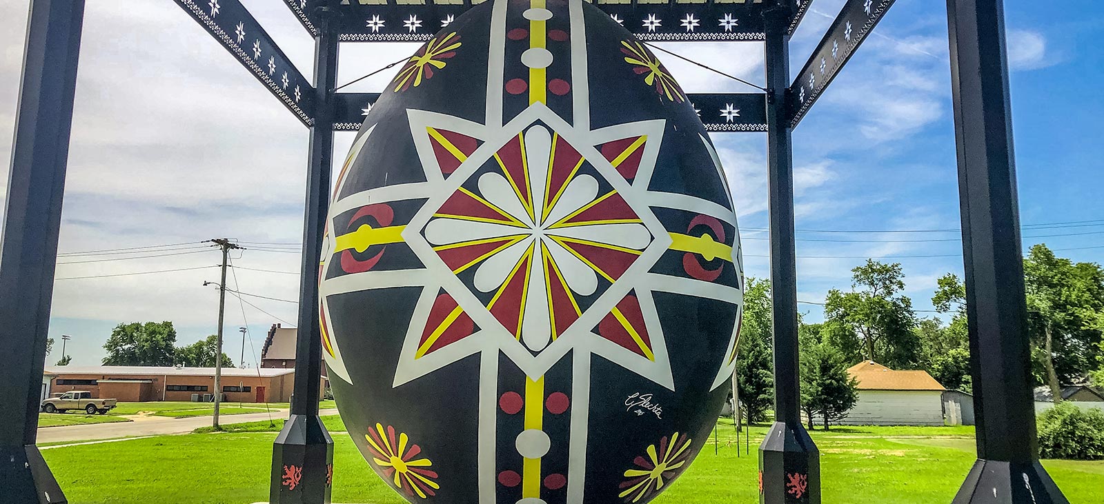 World's Largest Hand-painted Czech Egg