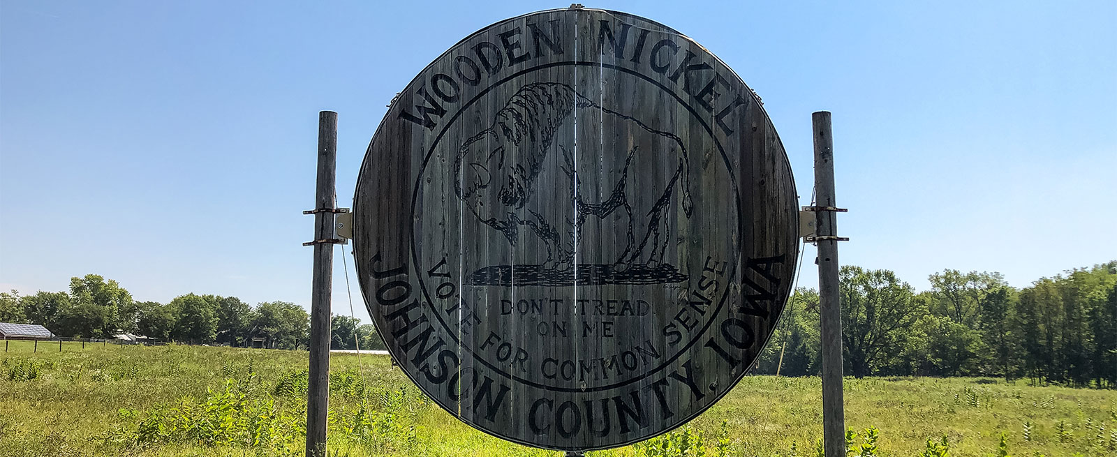 World's Largest Wooden Nickel