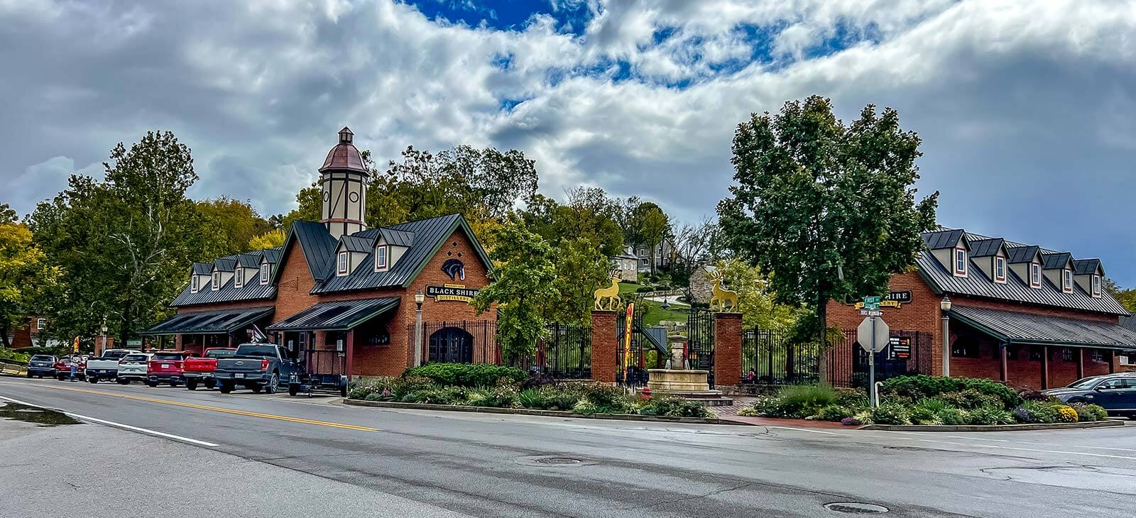 The Historic town of Hermann during our Missouri October day trip