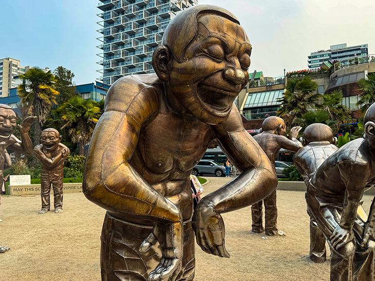 A-MAZE-ING sculpture in Vancouver