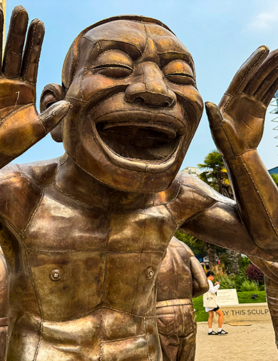 A-MAZE-ING sculpture in Vancouver