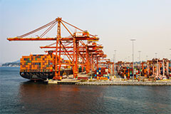 ship yard at Downtown Vancouver