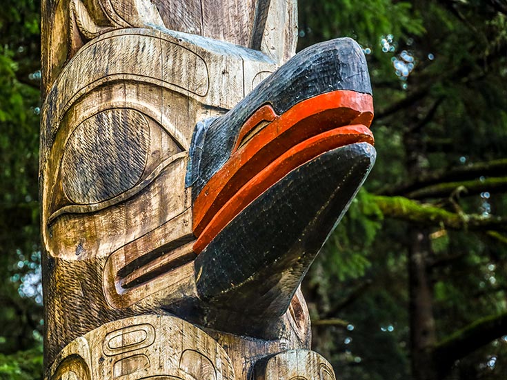 Sitka National Historical Park totem pole featured on Exploring States.